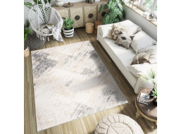 Kusový koberec MONTREAL Hatch - krémový/sivý