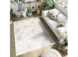 Kusový koberec MONTREAL Net - svetlo béžový/krémový