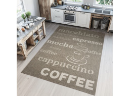 Sisalový PP koberec COFFEE - taupe/béžový