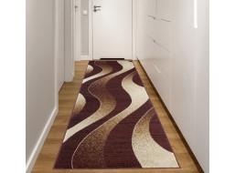 Behúň TAPIS Waves - hnedý