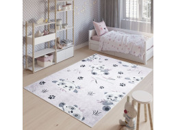 Detský koberec EMMA - Medvedíky panda - ružový