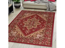 Kusový koberec EUFRAT Haditha - červený