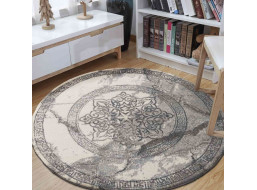 Kusový koberec STIVA ornament circle - šedý