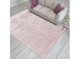 Kusový koberec Shaggy Landigo - púdrový