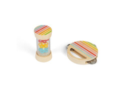 Bigjigs Toys Mini sada dažďová palička a tamburína