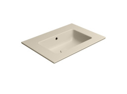 GSI PURA keramické umývadlo Slim 62x46cm, bez otvoru, creta mat 8884008