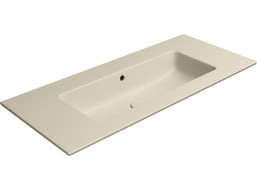 GSI PURA keramické umývadlo Slim 102x46cm, bez otvoru, creta mat 8886008