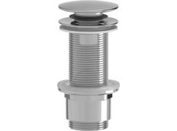 Sapho Umývadlová výpusť 5/4“, click-clack, veľká zátka, 10-80mm, ABS/chróm CV1132