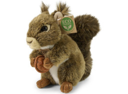 Rappa Plyšová veverička s orieškom 17 cm ECO-FRIENDLY