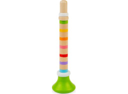 Bigjigs Toys Trumpetka 1 ks zelená