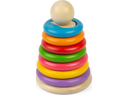 Bigjigs Toys Nasadzovanie tvarov na tyč