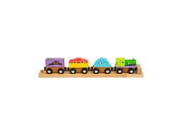 Bigjigs Rail Drevený vláčik Príšerky