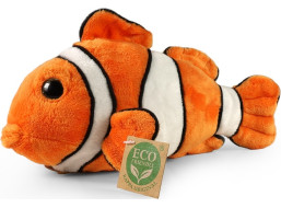 Rappa Plyšová ryba klaun očkatý 25 cm ECO-FRIENDLY