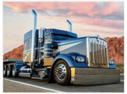 NORIMPEX Diamantové maľovanie Modrý truck 30x40cm