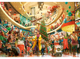 CASTORLAND Puzzle Art Collection: Bláznivé nakupovanie 1500 dielikov