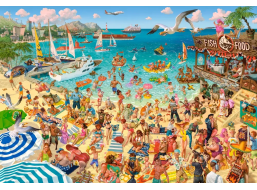 CASTORLAND Puzzle Art Collection: Zábava pri mori 1000 dielikov