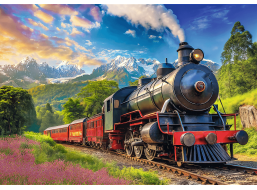 TREFL Puzzle Cestovanie vlakom 1000 dielikov