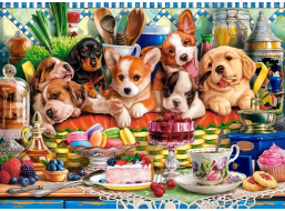 CASTORLAND Puzzle Dezert pre šteňatá 300 dielikov