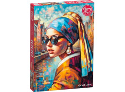 CHERRY PAZZI Puzzle Dievča s perlou 1000 dielikov