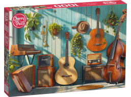 CHERRY PAZZI Puzzle Hudobné nástroje 1000 dielikov