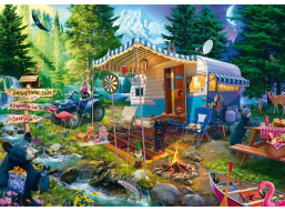 SCHMIDT Puzzle S karavanom v horách 1000 dielikov
