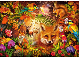 SCHMIDT Puzzle Kvety, srsť a perie 1000 dielikov