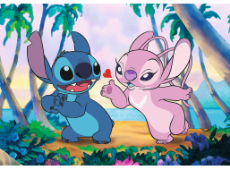 TREFL Puzzle Premium Plus Stitch & Angel 1000 dielikov