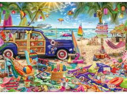 SCHMIDT Puzzle Preslnený deň na pobreží 1000 dielikov