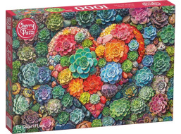 CHERRY PAZZI Puzzle Srdce lásky 1000 dielikov