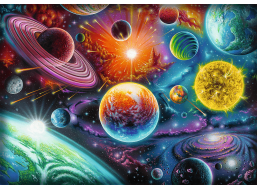TREFL Puzzle Vesmírne dobrodružstvo 1000 dielikov