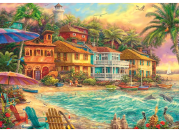 SCHMIDT Puzzle Život na ostrove 1000 dielikov