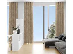 Dekoračný záves LOOM Natural - 140x280 cm - hnedý