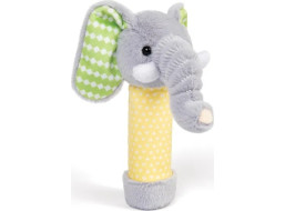 Bigjigs Toys Plyšová hrkálka Slon