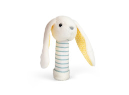 Bigjigs Toys Plyšová hrkálka Králik