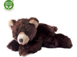 Rappa Plyšový medveď ležiaci 20 cm ECO-FRIENDLY