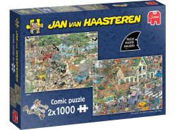JUMBO Puzzle JvH Safari a Búrka 2x1000 dielikov