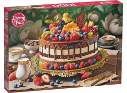 CHERRY PAZZI Puzzle Sladké potešenie - torta 1000 dielikov