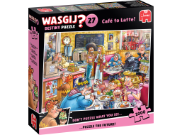 JUMBO Puzzle WASGIJ Destiny 27: Kaviareň Latte 1000 dielikov