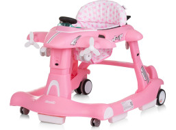CHIPOLINO Chodítko interaktívne Airplane 3v1 Pink