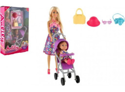 TEDDIES Bábika Anlily s dievčatkom 1ks (mix)