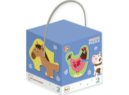 DODO Puzzle Domáce zvieratá 6v1 (2,3,4 dieliky)