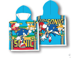Detská bavlnená osuška s kapucňou SONIC 55x110 cm
