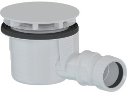 Polysan Vaničkový sifón, priemer 90mm, DN40, krytka biela 17911W
