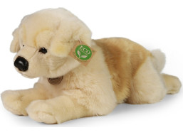 Rappa Plyšový pes zlatý retriever ležiaci 39 cm ECO-FRIENDLY