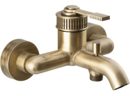 Sapho VERSI nástenná vaňová batéria, bronz RV010/18