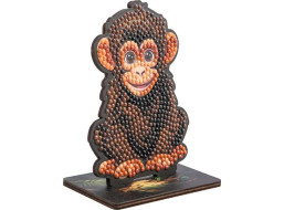 CRYSTAL ART Diamantové maľovanie Jungle: Šimpanz