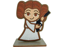 CRYSTAL ART Diamantové maľovanie Star Wars: Princezná Leia