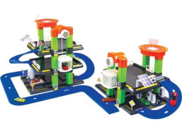 MOCHTOYS Trojposchodová parkovacia mega garáž