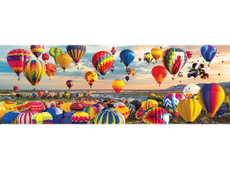 EUROGRAPHICS Panoramatické puzzle Vzlet balónov 1000 dielikov