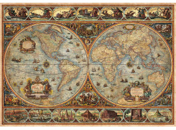 EDUCA Puzzle Historická mapa sveta 1000 dielikov
